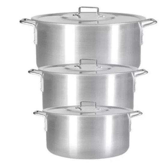 Kit Panelas de Alumínio para Feijoada Jogo de Panela 3 peças em Oferta na Shopee