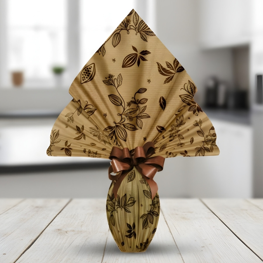 Folha para Ovos de Páscoa Papel Kraft Cacau - 70x69cm - 10 unidades - Rizzo em Oferta na Shopee