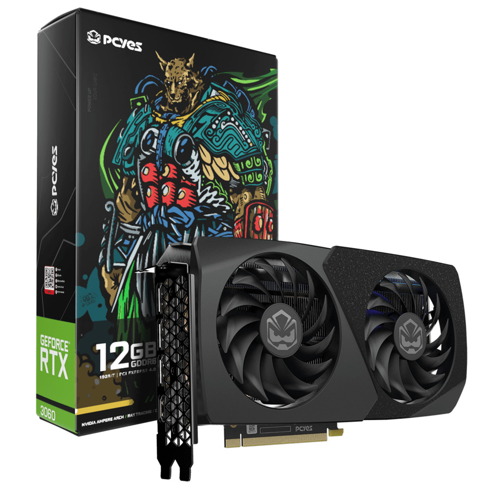 Placa de Vídeo RTX 3060 12GB GDDR6 PCyes Projeto Edge
