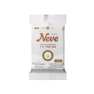 Lenço Umedecido On the Go com 16 unidades Neve em Oferta na Shopee
