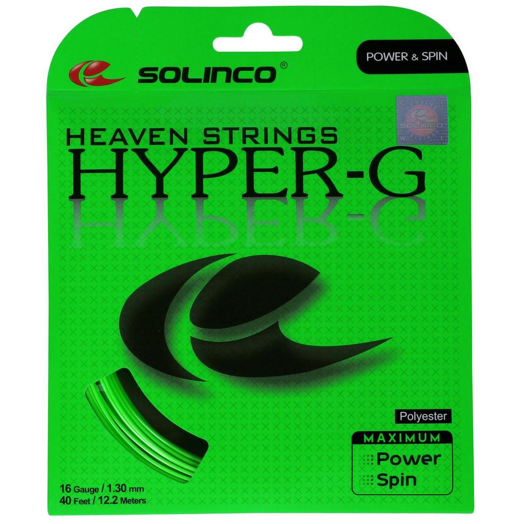 Corda Solinco Hyper G 16 1.30mm Verde - Set Individual