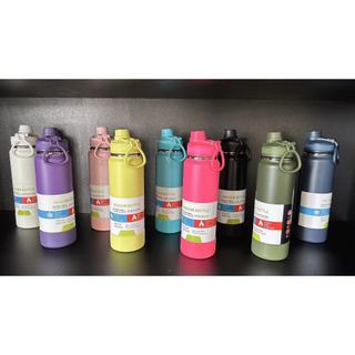 Garrafa Térmica Aço Inox 304 com Capa Espacial, 600ml/800ml  Mantém Quente e Frio, Grande