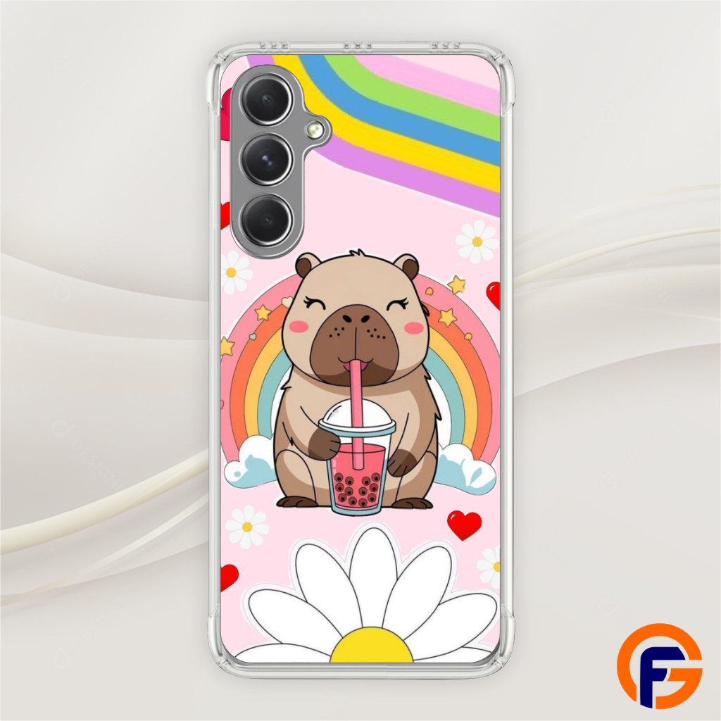 Capa SAMSUNG A05s, A15, A25, A35, A55, M15, M55, Capinha Case TPU CAPYBARA, CAPIVARA, FOFINHAS, GIRL