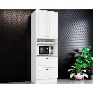 Torre Quente de Cozinha Paneleiro Americana c/1 Forno e 3 Portas c/1Basculante 71x20cm Branco - Henn em Oferta na Shopee