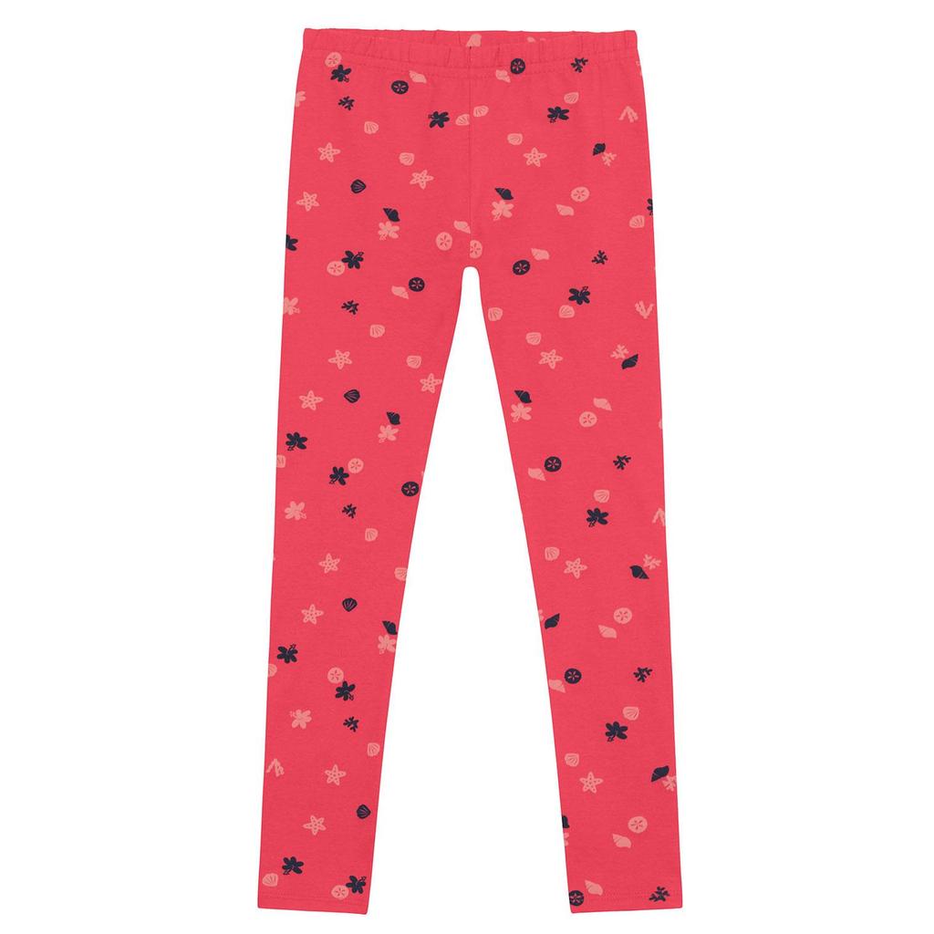 Calça legging infantil menina estrelada em cotton Brandili em Oferta na Shopee