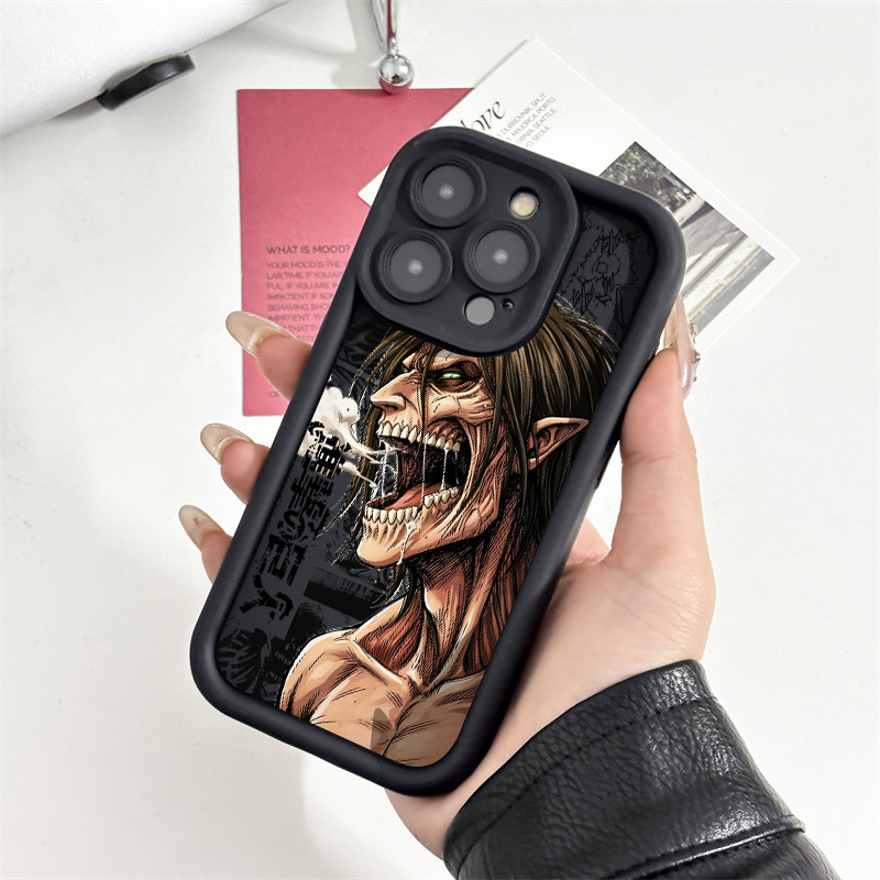 Capinha Capa attack on titan Para Samsung A15 A35 A55 A54 A34 A14 A05 A04 A03 A13 A12 A11 A23 A32 A52 A51 A20 Case