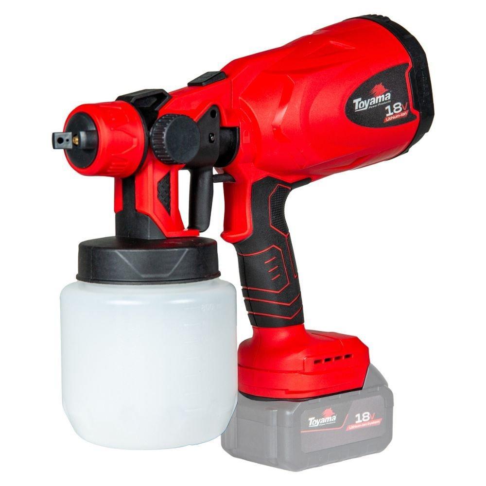 Pistola de Pintura 18V TBT18GS800 sem Bateria Toyama em Oferta na Shopee