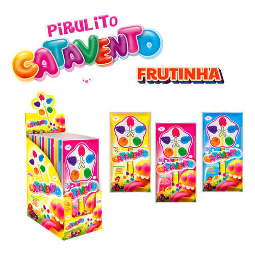 Pirulito Diploko Catavento Frutinha 12x12g em Oferta na Shopee