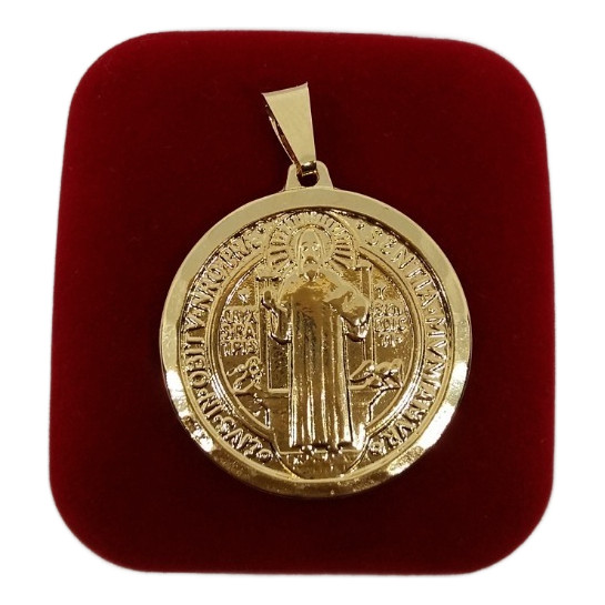 Medalha São Bento Idêntico A Ouro 100% Moedas Antigas