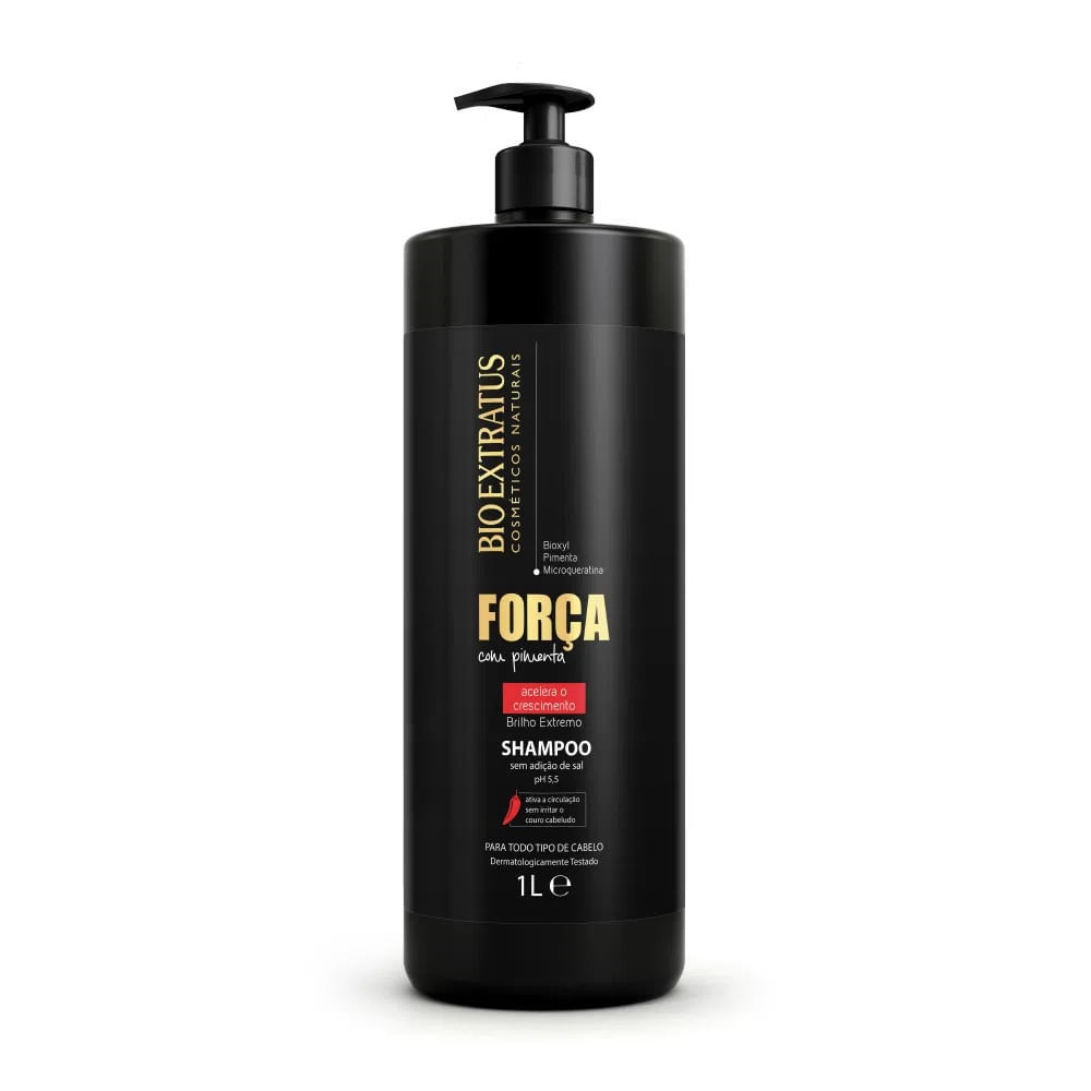 Shampoo Bio Extratus Força Com Pimenta 1L em Oferta na Shopee