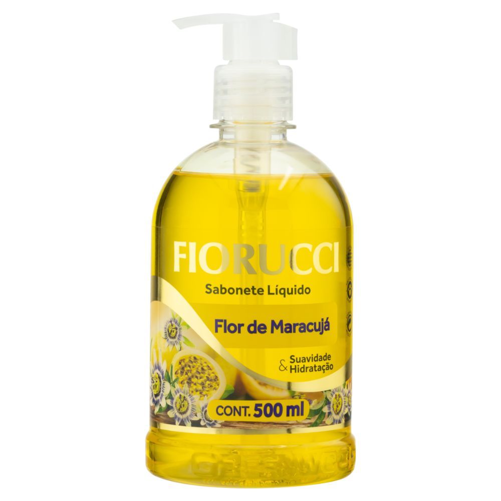 Sabonete Líquido Fiorucci Flor de Maracujá 500ml em Oferta na Shopee