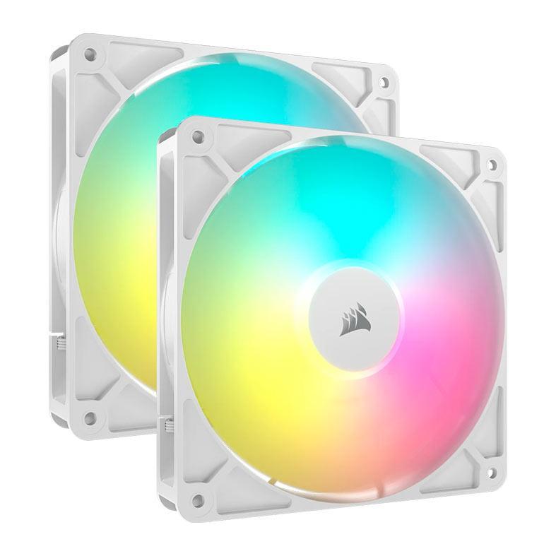 Kit Ventoinhas Corsair RS140, ARGB, 2x140mm, Branco, CO-9050187-WW em Oferta na Shopee