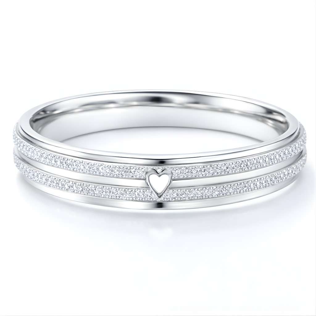 Anel Prata Coração 4mm Casal Namoro Brilho Namorados Risco Anatomico Luxo em Oferta na Shopee