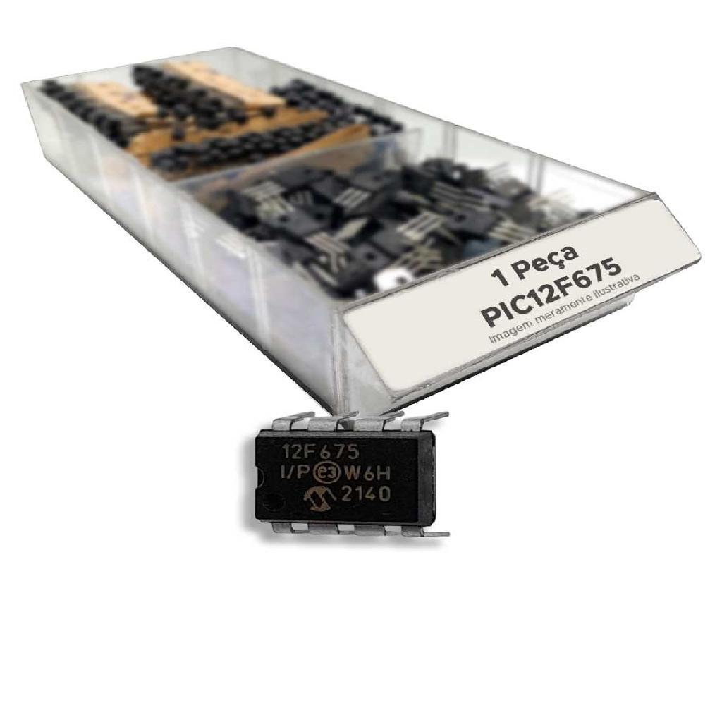 C.I. Pic12f675 Pic 12f675 - Microchip - Dip-08 - Superior