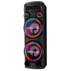 Torre de Som T2W-02 2300W Woofers 10 Bluetooth RGB AIWA