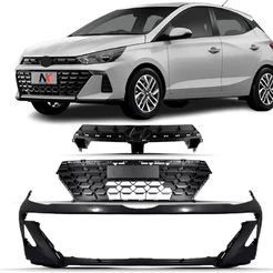 Kit Parachoque Grade Dianteiro HB20 2023 2024 2025 2026 1ª Linha Novo