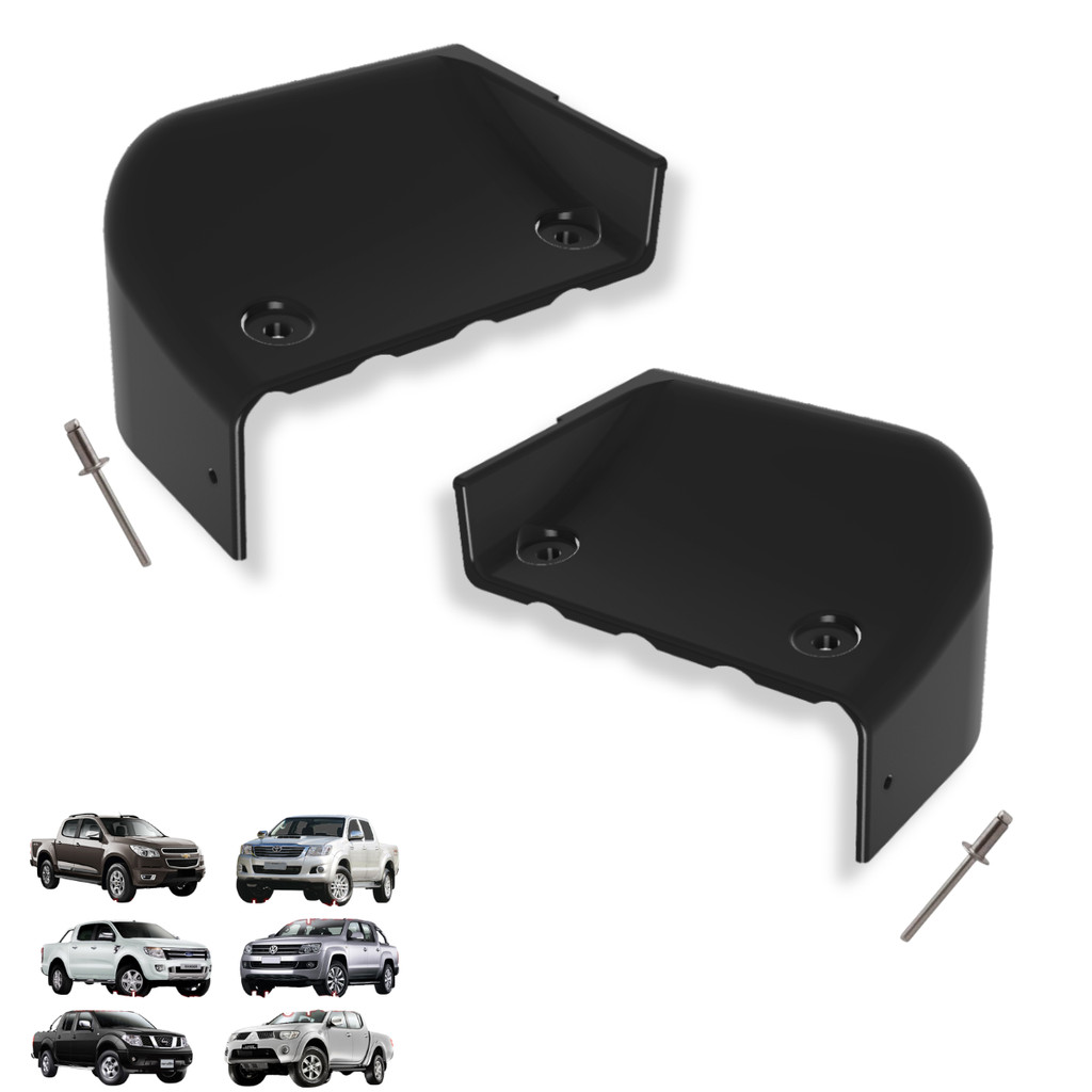 Par Ponteira Para Estribo Ponta Hilux S10 L200 Ranger Amarok