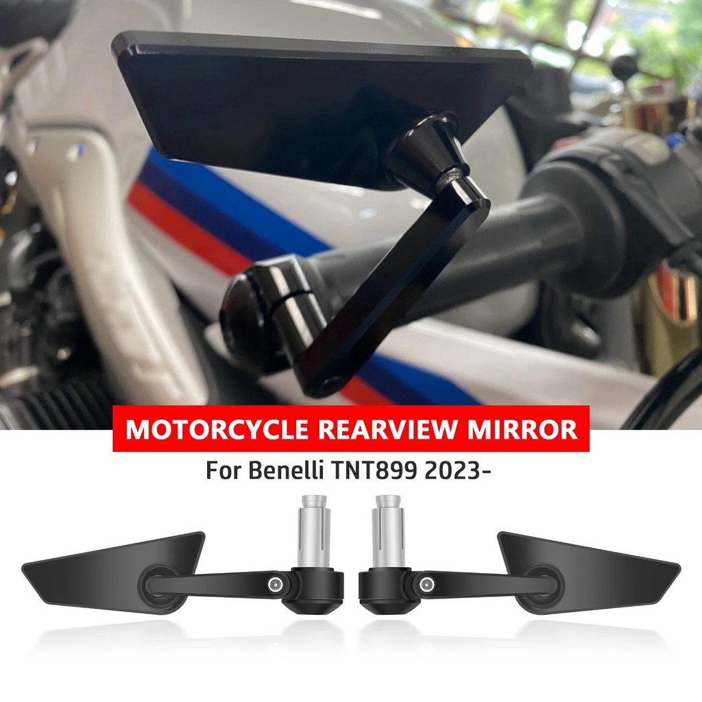 Para Benelli TNT899 2023-Espelho Retrovisor universal Da Motocicleta Guiador Lateral Invertendo Tnt899peças De Automóvel