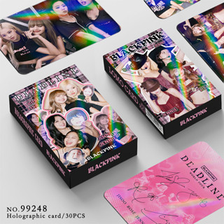 30 Unidades/Caixa BLACKPINK Photocard DEADLINE Cartão Holográfico KPOP LOMO De Coleção em Oferta na Shopee