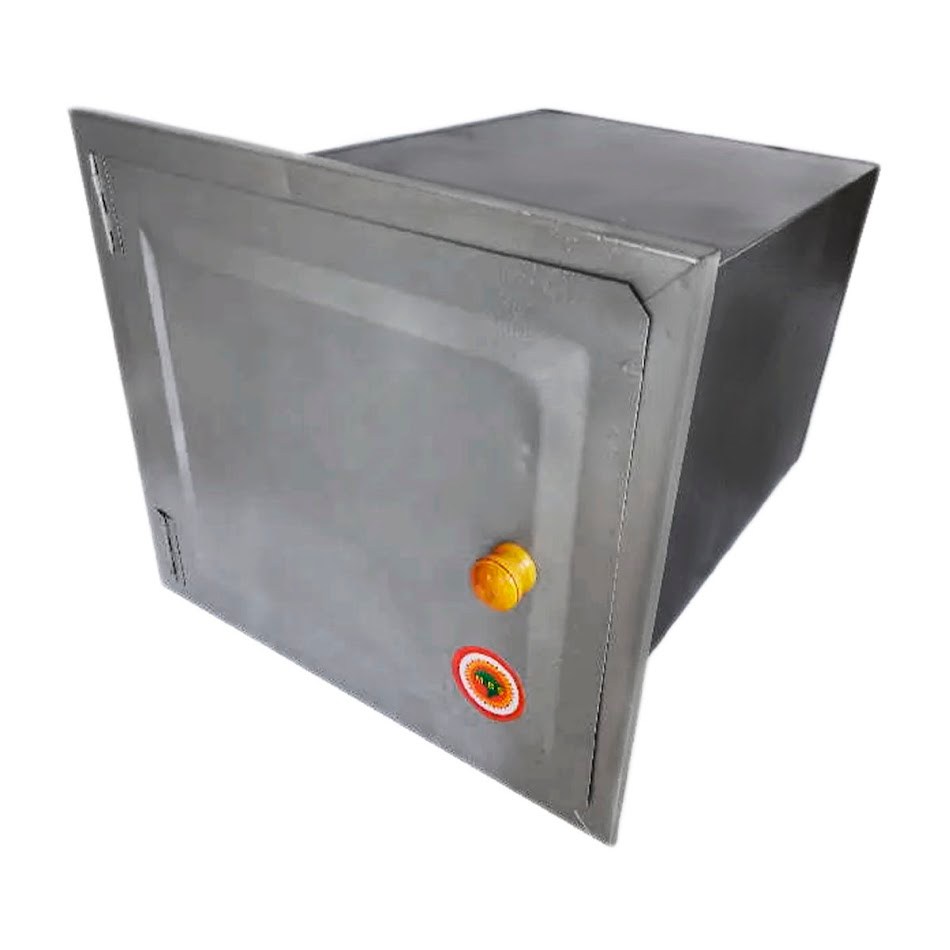 Forno De Chapa Galvanizada N°01 Sem Cinzeiro 50x28x20,5cm