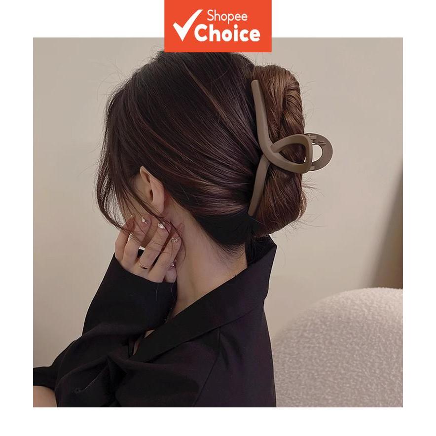 Conjunto De 3 Cores Grandes E Foscas , Prendedor De Cabelo/Grampo Colorido Simples , Tamanho 11 cm , Adequado Para Mulhe em Oferta na Shopee