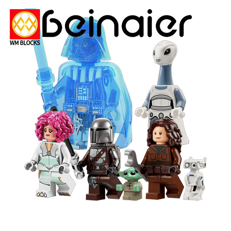 Minifigura de Star Wars|Boneca de bloco de construção montada|Presente de menino