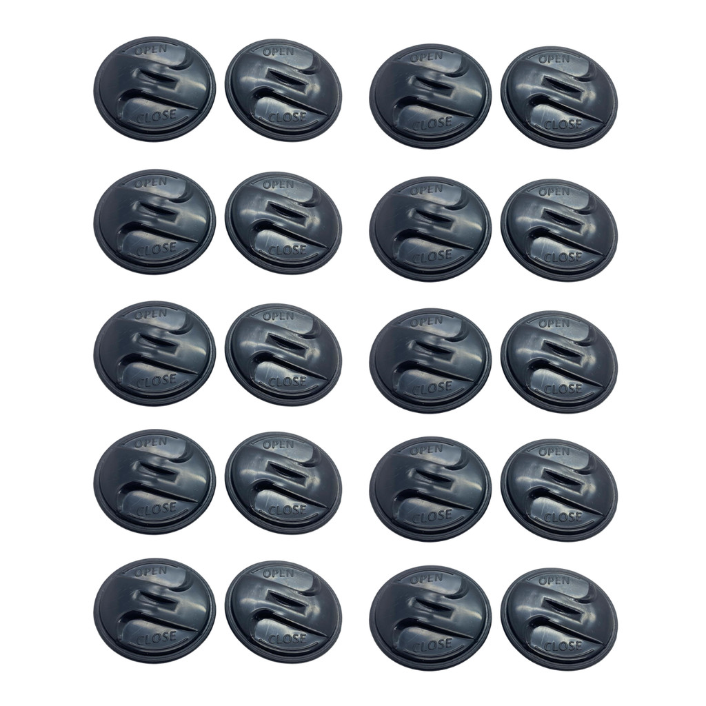 KIT 10 PARES BOTÕES CAPACETE TAURNEW LIBERTY-3 TAURUS JOY 23 ABERTO