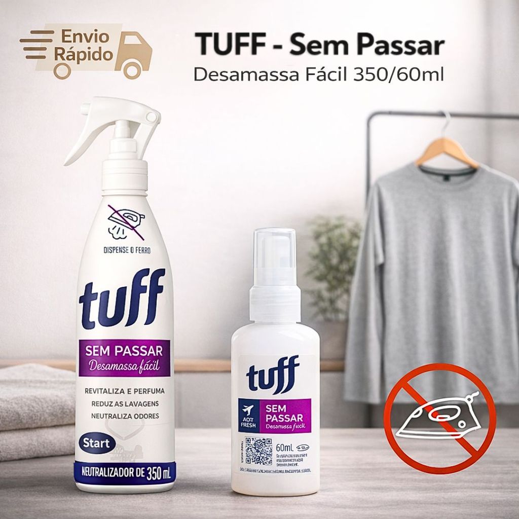 Tuff Desamassa Fácil Sem Passar Start 350 e 60ML Perfuma E Neutraliza Odores
