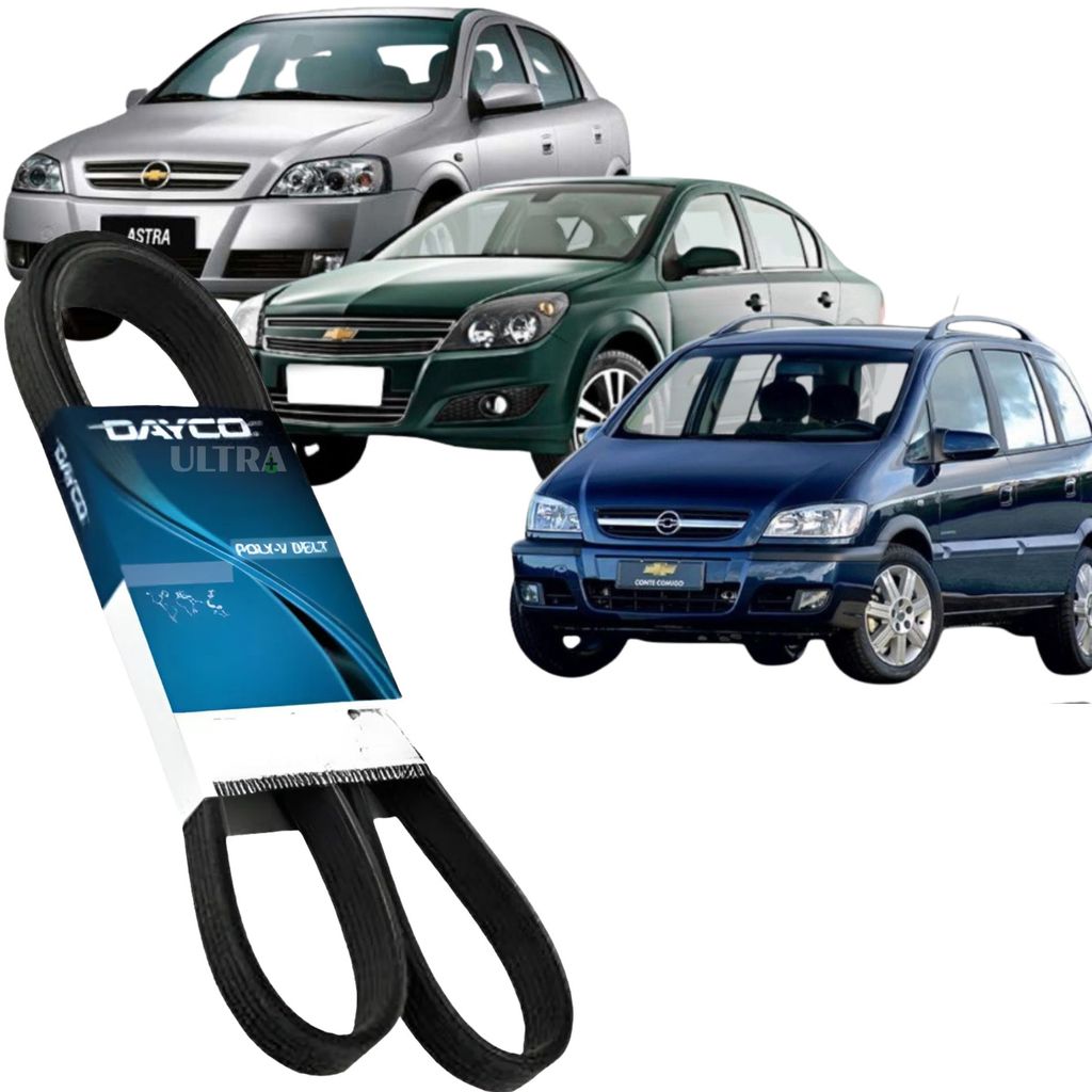 Correia Motor Alternador Acessórios para GM Chevrolet Astra / Vectra / Zafira 2.0 2.2 2.4 8V 16V - Blazer S10 2.8 Diesel em Oferta na Shopee