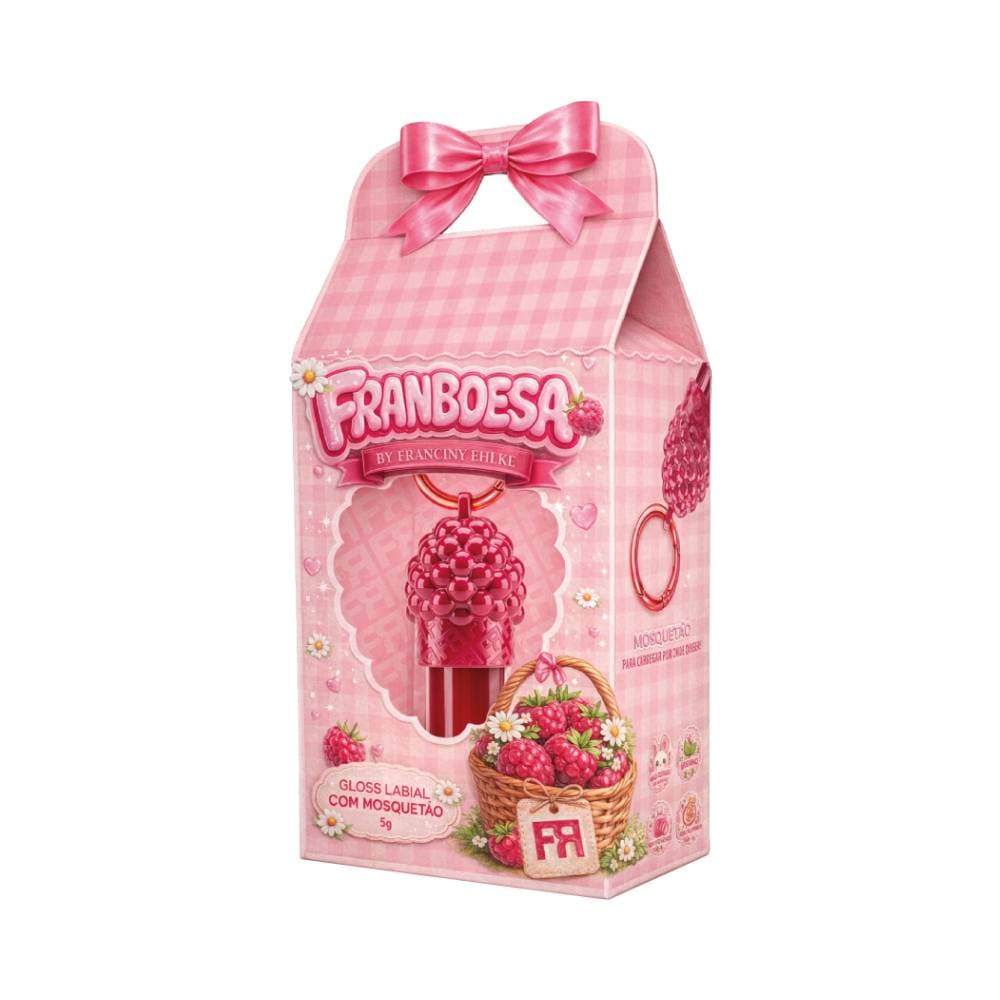 Gloss Labial Fran By Franciny Ehlke Franboesa em Oferta na Shopee