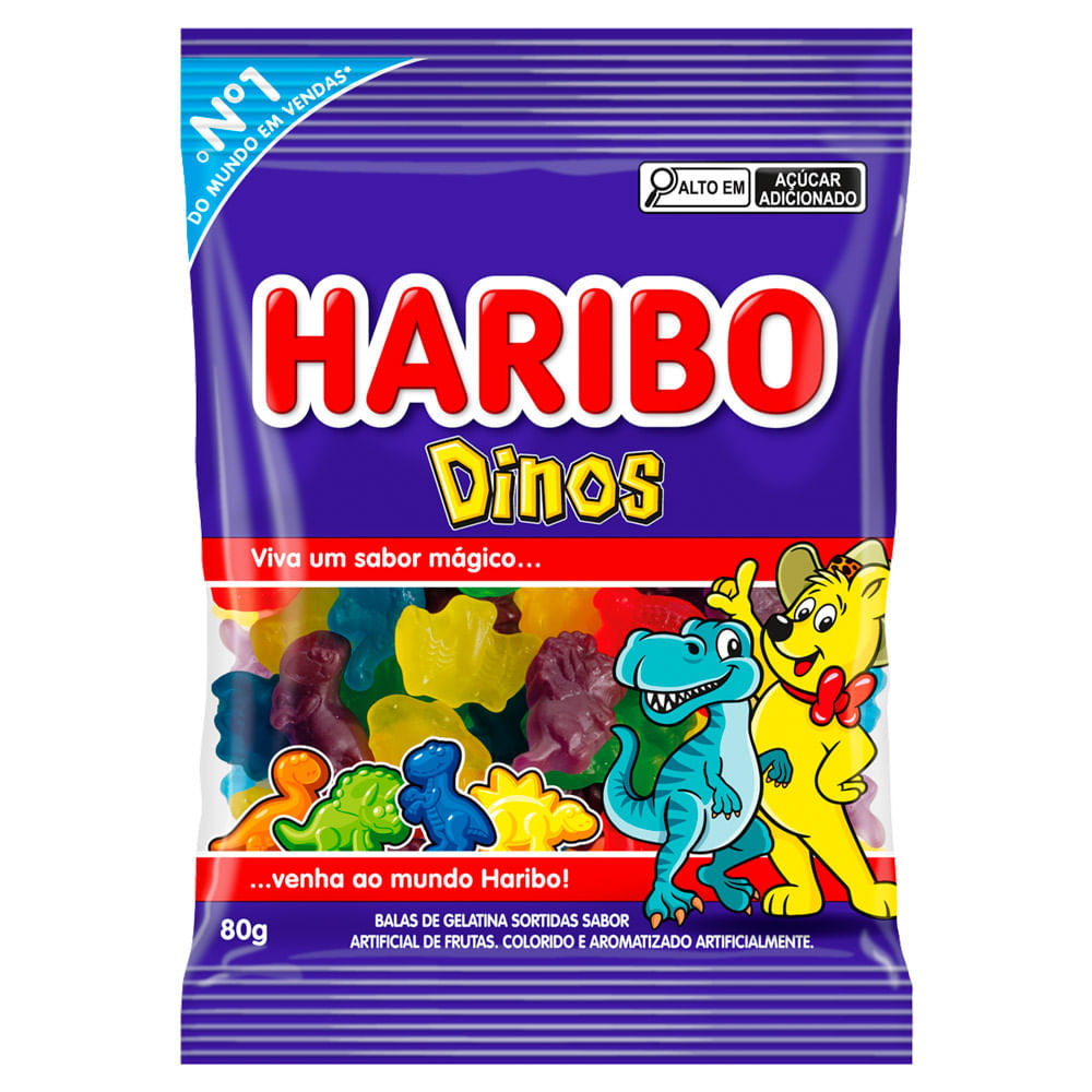 Balas Haribo Dinos 80g