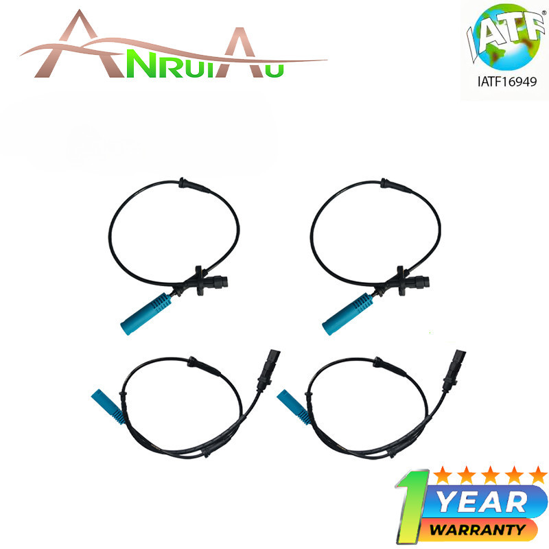 Conjunto De 4 Sensores De Velocidade Da Roda ABS Dianteiro Traseiro Esquerdo Direito Para BMW E39 525 528 540 A51 B60318