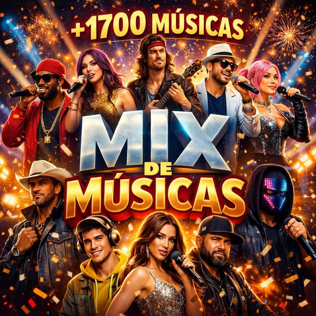 Produto Mix +D 1500 Músicas Sertanejo Forró e Pagode Anos 70/80/90/00 e Atuais Usb  Carro Som PC Tv