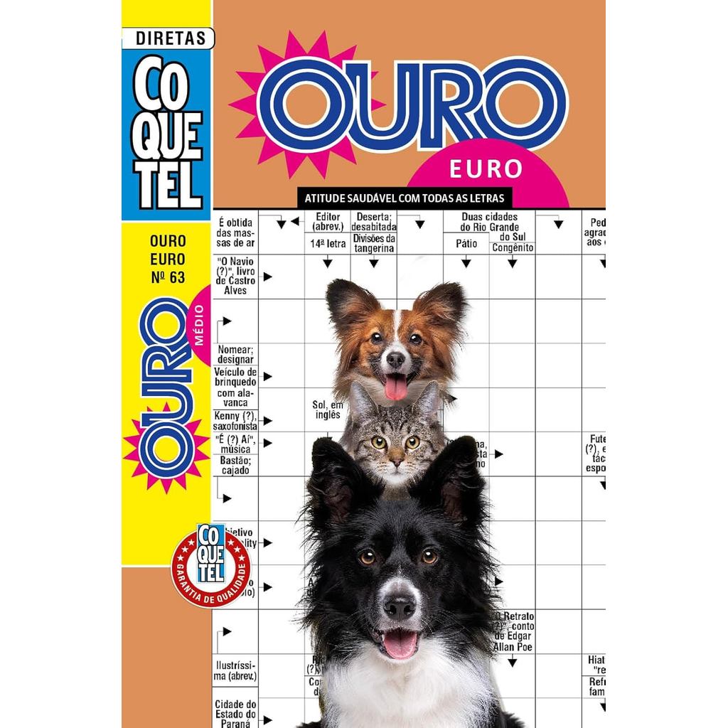 Livro Coquetel Ouro Euro 63 | Nível Médio