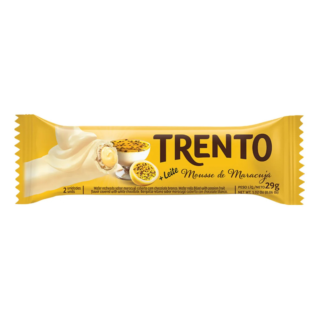 Chocolate Trento Mousse Maracujá 29g em Oferta na Shopee