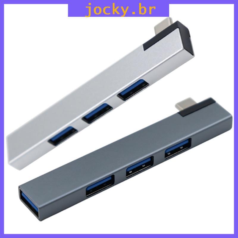 JOY Alumínio Type C Para 4 Portas USB Hub USB3 0 Splitter Extensor Laptop