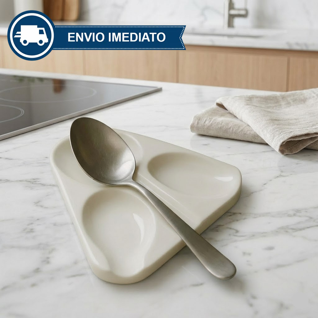 Suporte Apoio Descanso Colher Concha Talheres