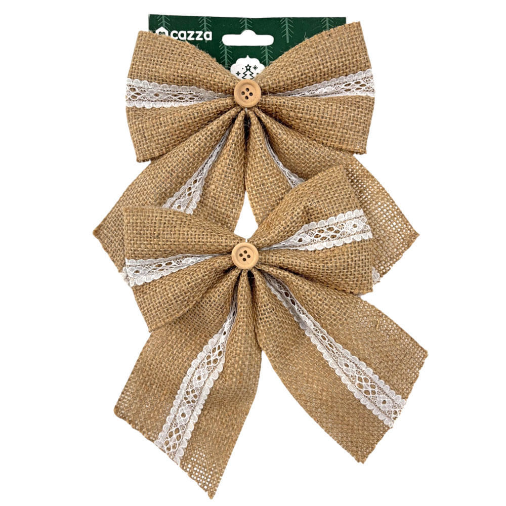 Kit Laco Rustico Bico 14x19cm c 2 CV244586 Cazza em Oferta na Shopee