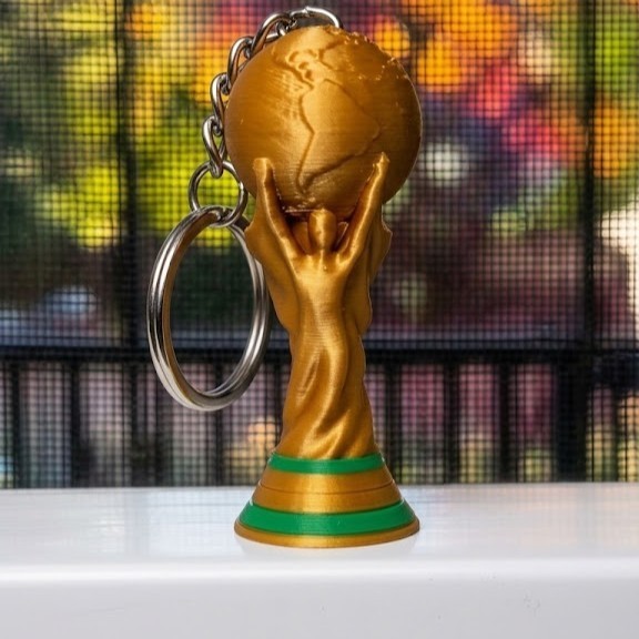 Kit Chaveiro Copa do Mundo Impressão 3D Qualidade 2026 Colecionador