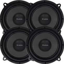 Kit 4 Alto Falante 5 Polegadas Midbass 70w 4ohm Grave Leson