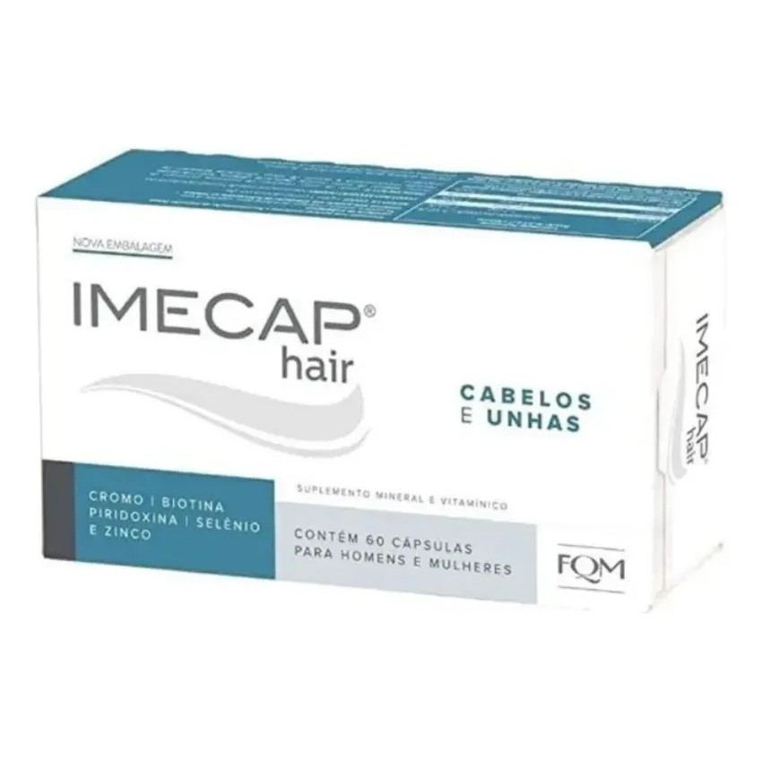 IMECAP HAIR 60CAP CABELOS E UNHAS