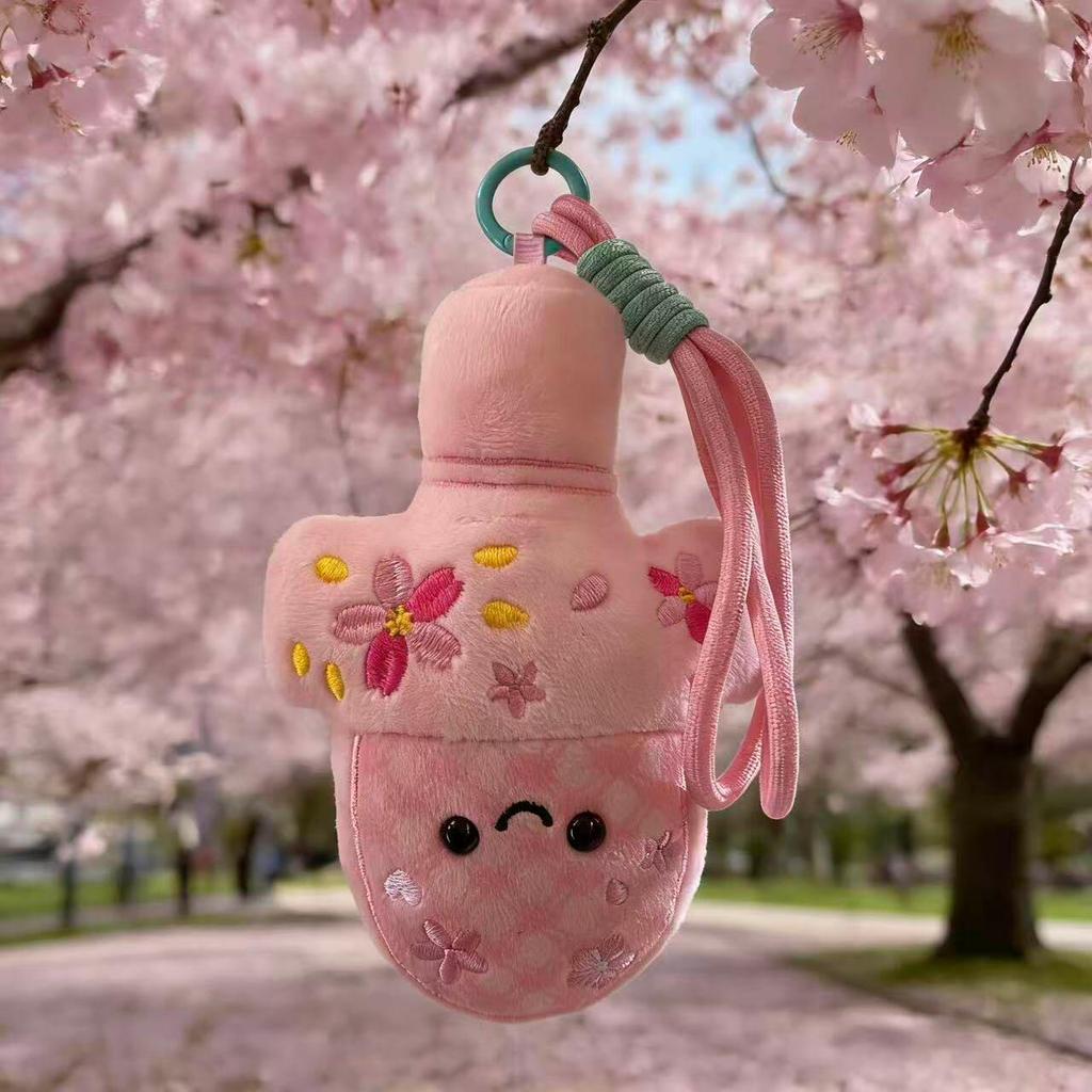 Bonito brinquedo de pelúcia pequena espada boneca dos desenhos animados Yuewang gancho treinamento espada chaveiro pendu