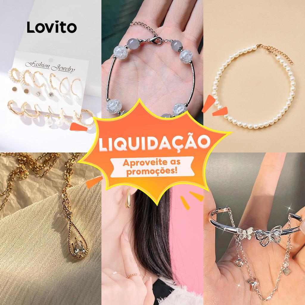Lovito Special Casual Jewelry for Women (Size FACC) em Oferta na Shopee