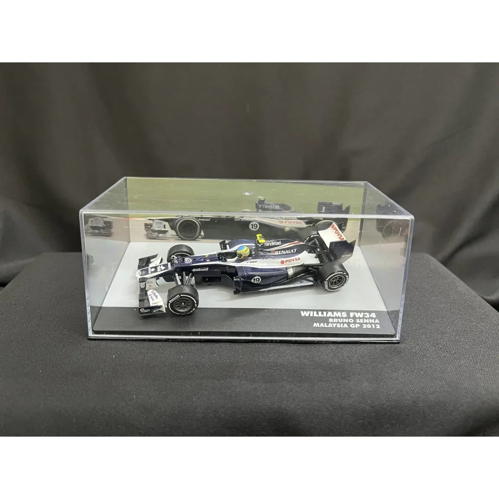 Miniatura F1 Williams Bruno Senna Malaysia Gp 2012 1:43 Ixo Azul
