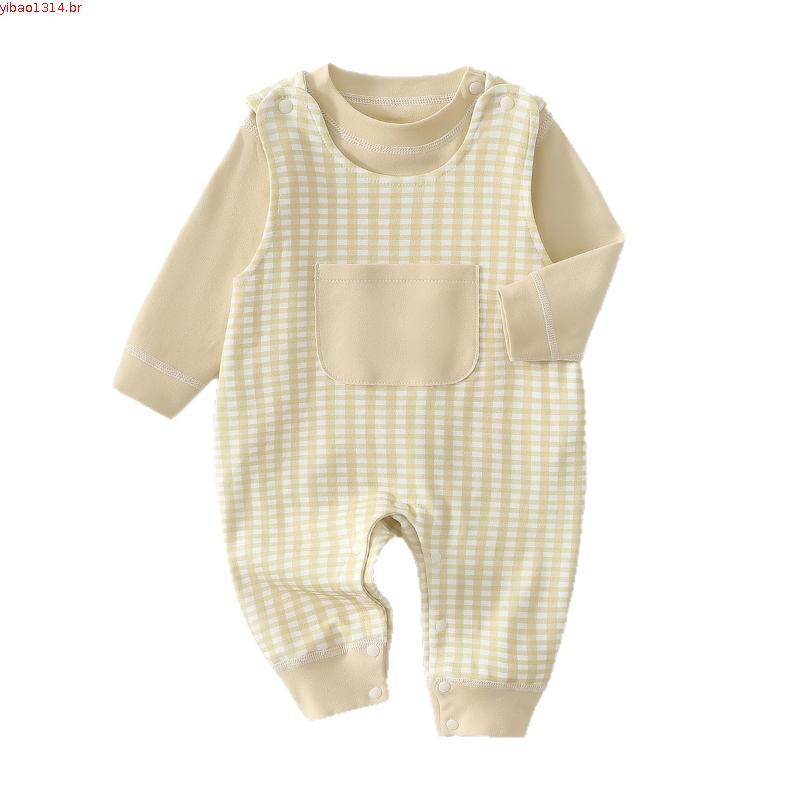 Roupas de bebê roupas de outono macacão de bebê Super bonito bonito Outing roupas macacão terno primavera outono macacão