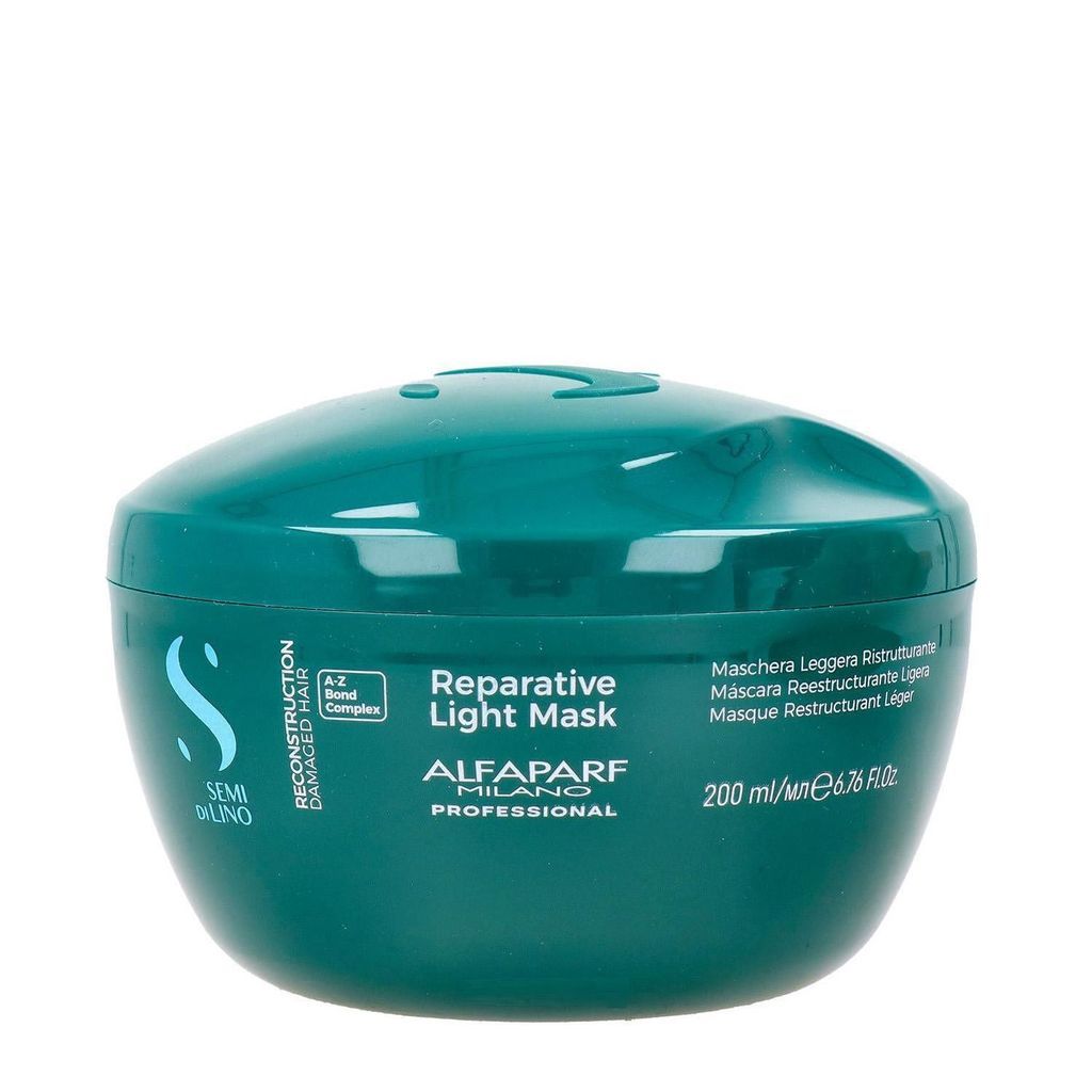 Kit Alfaparf Semi Di Lino Reconstruction - Shampoo 250ml + Máscara Suave 200ml + 3x Ampola 13ml