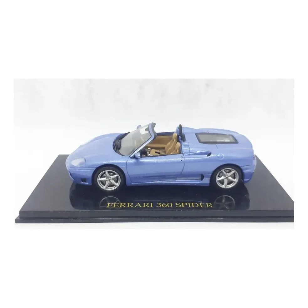 Miniatura Ferrari 360 Spider 1:43 Ixo Azul