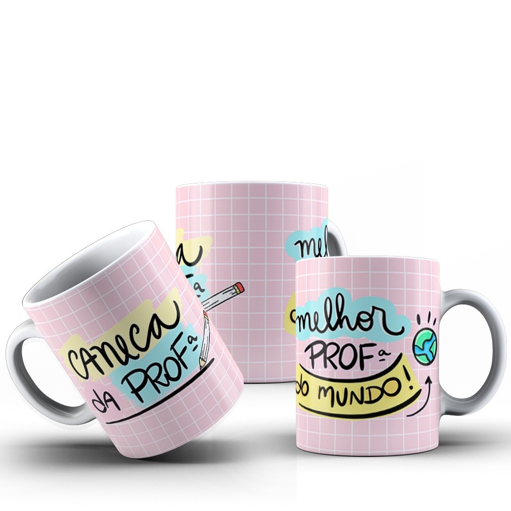 Caneca Dia dos Professores Melhor Professora do Mundo Mega ! — R$ 27,00 em Shopee, 25% OFF