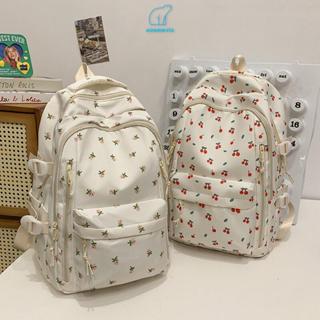 Mochila Esportiva Floral De Lona Reforçada Grande Feminina Escola Universidade De Viagem Moda Casual Unissex em Oferta na Shopee