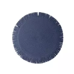 Lugar Americano Wolff de Papel Azul Escuro